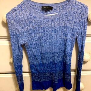 Ann Taylor ombré blue sweater